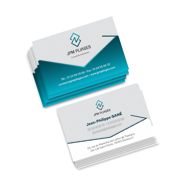 Cartes de visite JPM Pliages Cartes de visite JPM Pliages