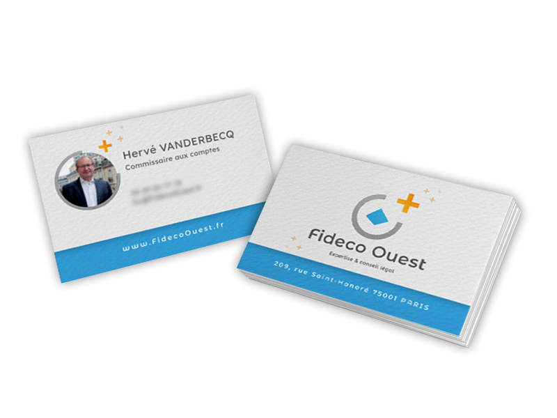 Cartes de visite Fideco Ouest