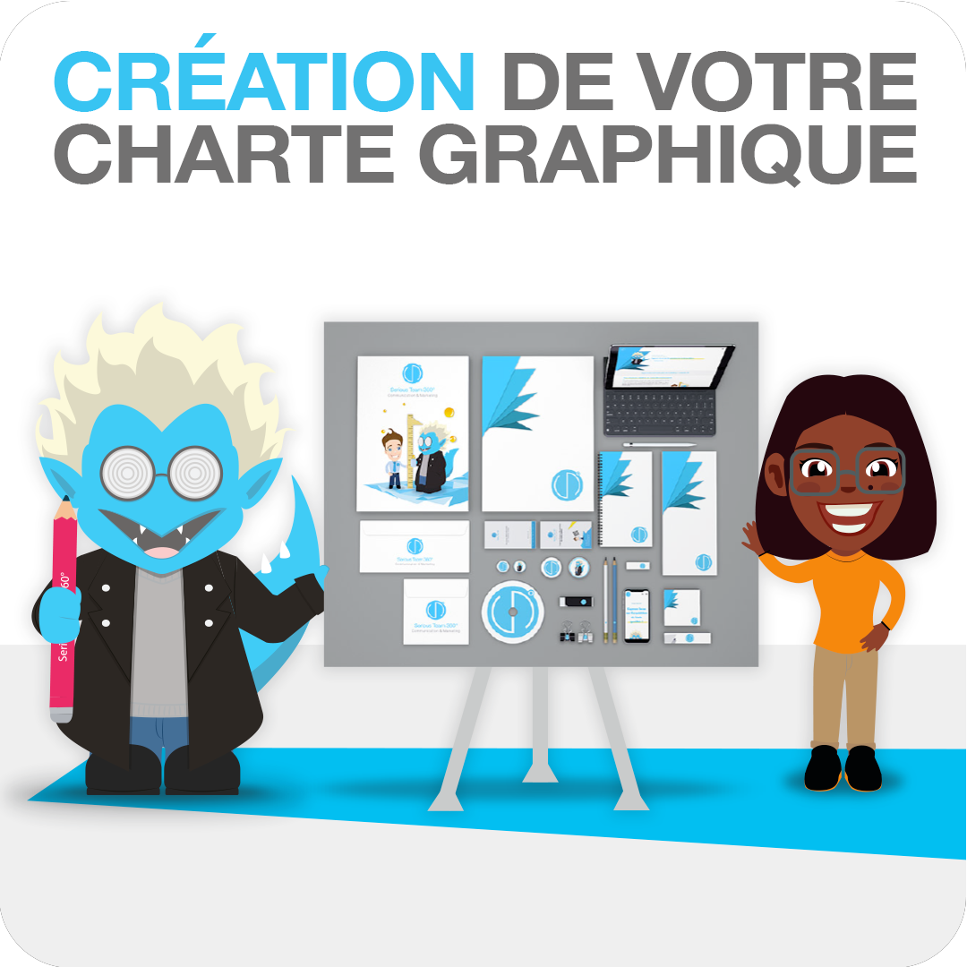 Votre identité visuelle et charte graphique, Serious Team 360° webdesign