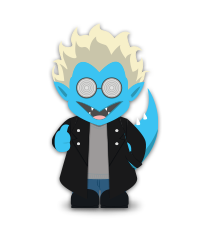 Cool Personnage de Tim qui lève son pouce vers le haut