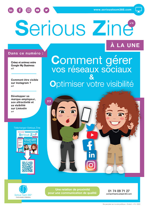 Première page du Serious Zine n°9