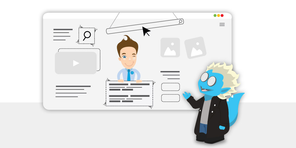 Solution de webmastering efficace pour animer et mettre à jour votre site web Visuel graphique de Tim présentant son tableau de webmastering