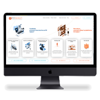 Page d'accueil du site web RHSelect