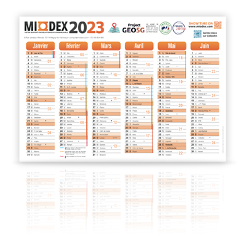 Calendrier 2023 - Miodex