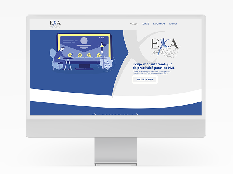 Site web EXA Informatique