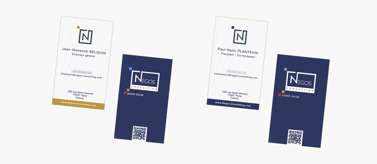 Cartes de visite Negos Consulting