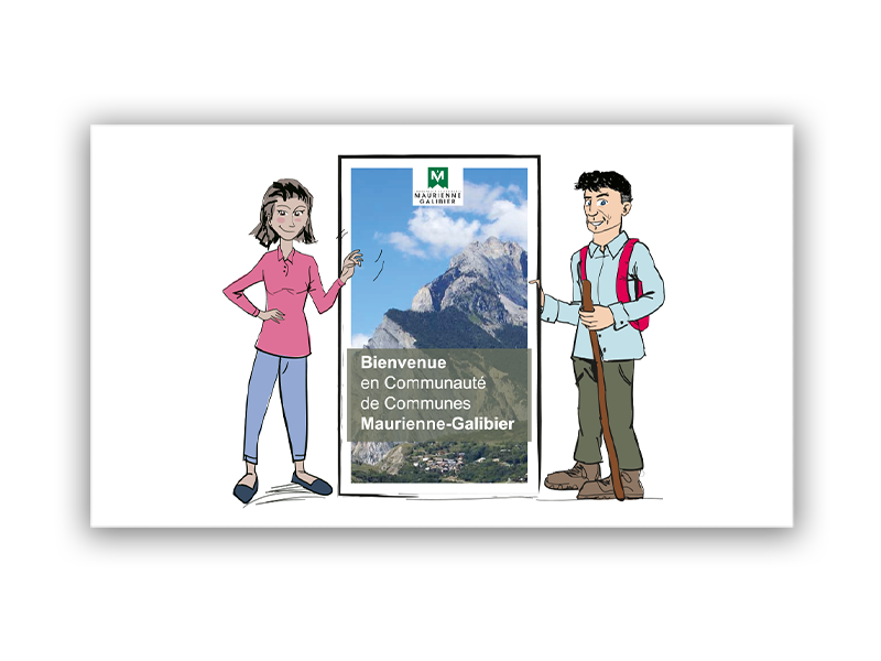 Mascottes de la Communauté de Communes Maurienne-Galibier