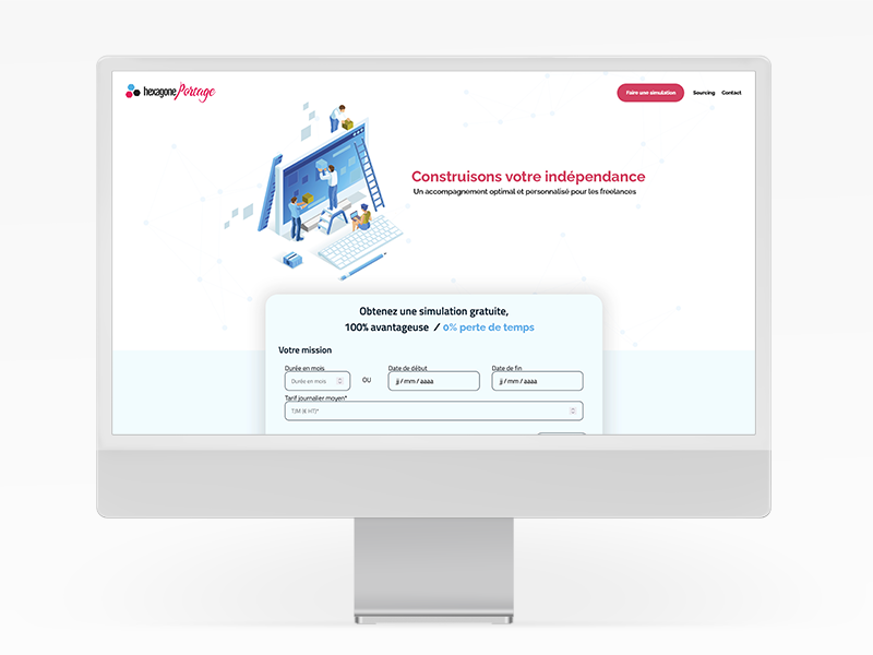 Site web d'Hexagone Portage