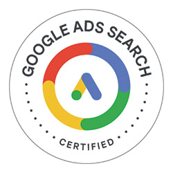 Certification Google Ads sur le Réseau de Recherche (délivrée le 27 octobre 2025) Badge Certification Google Ads sur le Réseau de Recherche