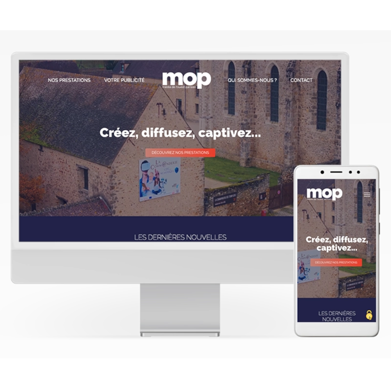 Site web du Média de l'Ouest Parisien (MOP)